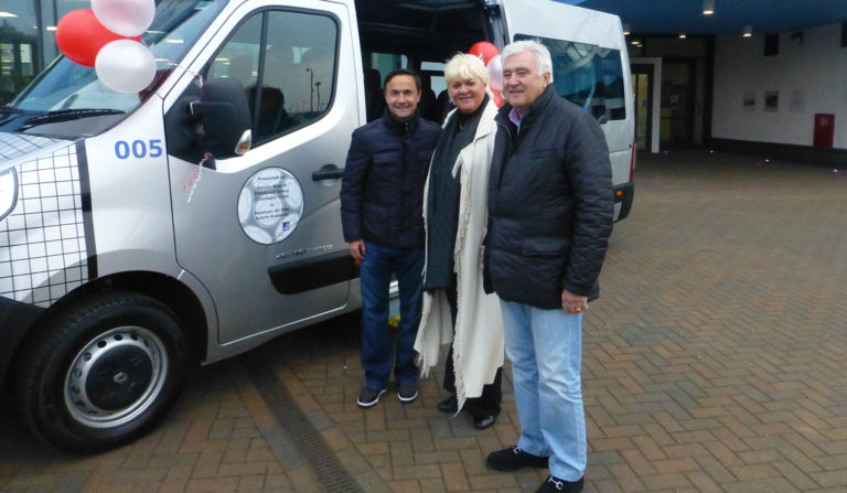 NASSA receives minibus from Dennis Wise and a visit from the Russian Ambassador